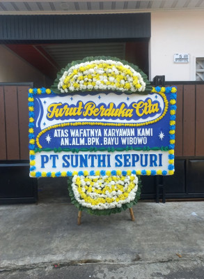 Papan Bunga Duka di Srimenanti